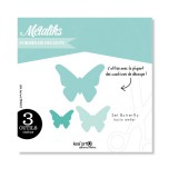 Metaliks - Stanzform Set Butterflies